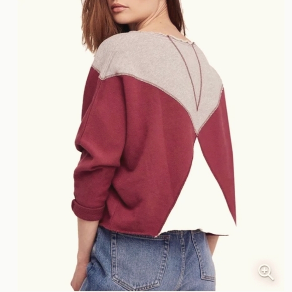 Free People Montauk Cropped Pullover - Picture 2 of 9
